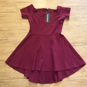 Wine Colored Dress